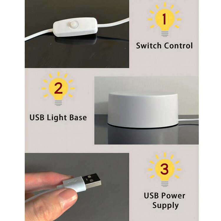 遊戲控制器圖案壓克力小夜燈，USB暖光供電桌面藝術裝飾擺件，精細格線雕刻，酷炫遊戲氛圍床頭燈，遊戲主題風格，適合遊戲愛好者，創意生日節日禮物 - 暖白光 - 查看 8