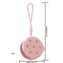 Shiny Rhinestone-Studded Dual-Layer Wet/Dry Separated Powder Puff Storage Box, Portable Breathable Makeup Sponge & Powder Puff Case, Travel Makeup Tool - Multicolor - View 3