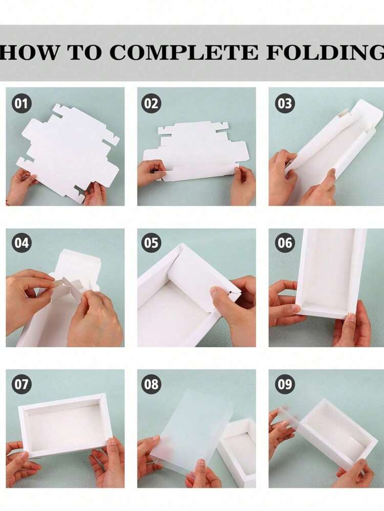 1/4/8件牛皮紙抽屜禮品盒，附透明視窗，適用於禮物、珠寶包裝、商務、婚禮、生日派對及其他場合 - 多色 - 查看 8