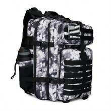 SEYATULLH Ransel Taktis 45L, Tas Olahraga Luar Ruangan, Hiking, Panjat Tebing, Berkemah dengan Kantong Botol - MultiWarna - View 34
