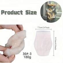 Calla Lily Flower Silicone Candle Mold - Reusable Silicone Candle Making Mold, Easy Release Multi-Purpose DIY Mold, Suitable For Epoxy Resin, Plaster, Clay Crafts - Ideal Choice For Elegant Decoration And Wedding Favors - White - View 4