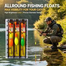 Fishing Supplies, Mini Gourd-Shaped Fish Float/Fishing Line/Fish Hook/Crucian Carp Float Set, Creative Design, Suitable For Spring, Summer, Autumn, Suitable For Outdoor Fishing Activities, Suitable For Fishing Crucian Carp, Carp And Other Small To Medium Freshwater Fish, Fishing Line Is 2.5#, Fish Hook Is #5 (3pcs/Set) - Multicolor - View 3