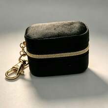 1pc Portable Velvet Mini Jewelry Box, Zippered Small Jewelry Storage Case For Travel, Rings, Earrings, Necklaces, Multi-Color Options, Say Goodbye To Jewelry Clutter And Loss, Give Delicate Jewelry Thoughtful Care; Compact Luxury Appearance Enhances Life Ritual, Home Storage Neat And Comfortable, Travel With Peace Of Mind - Multicolor - View 8