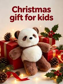 Boneka Plush Panda Raksasa Seri Forest Run, Bantal Tidur Boneka Plushie, Hadiah Ulang Tahun, Wisuda, Hari Valentine - MultiWarna - View 9