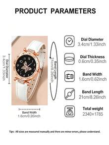 2pcs Matching Watches For Couples-Stylish Accessories For Everyday Wear And An Ideal Choice For Holiday Or Birthday Gifts. - Multicolor - View 5