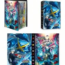 Funko Pokémon PU Ring Binder Card Storage Album, 120 Card Slots, Pokémon Card Photo Album, Standard Size Collection Card Storage Box, Suitable For Yu-Gi-Oh Cards, Baseball Cards, Soccer Cards, Sports Trading Cards, Children's Gift, Birthday/Back To School/Easter/Thanksgiving Gift, Student Collection And Organization Stationery - Multi-color - View 6