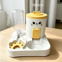 Automatic Pet Feeder, Cat/Dog Bowl, Integrated Food And Water Dispenser, Pet Supplies - 1800ML - View 15