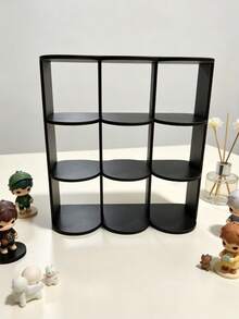Round Multi-Layer Desktop Storage Rack, Display Stand For Figurines And Cosmetics - Star - View 1