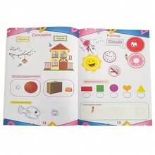 Lachilly Full Color Spanish Alphabet & Number Practice Book, Student Language Learning Material, Kindergarten Preschool ABC 123 Handwriting Tracing Workbook - Multicolor - View 9