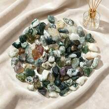 Natural Water Grass Agate Gravel, Suitable For Fish Tank, Bonsai, Terrarium, Etc. - Army Green - View 6