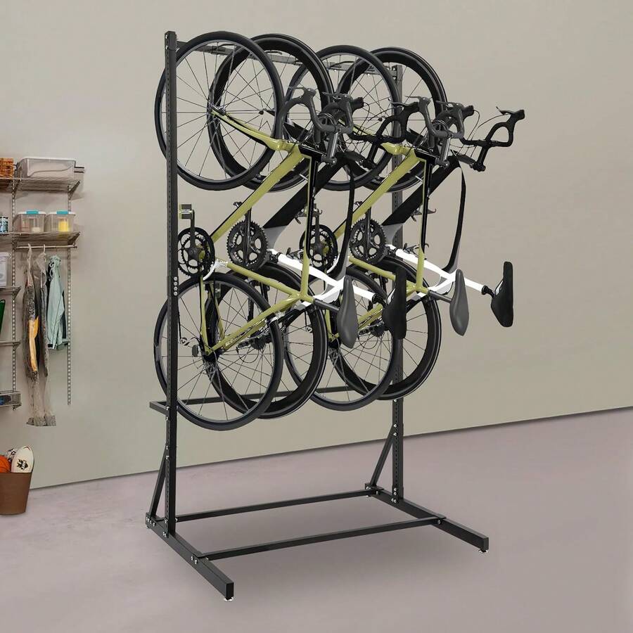 GLADNEY Freistehender Fahrradständer für 5 Fahrräder, Belastbarkeit 150kg - Standard - Übersicht 1