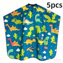Dinosaur Shaped Hair Salon Apron - Quick Cleaning Anti-Stick Anti-Static Hairdresser Apron - Multicolor - View 21