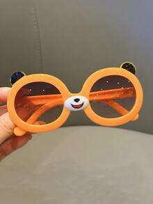 1 Pair Kids Fashion Glasses, Suitable For 3-12 Years Old Boys And Girls, Versatile Style, Personalized Photo Posing, Comfortable And Ultra-Lightweight - Multicolor - View 14