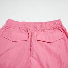 Adidas Spring/Summer Women's Loose Woven Cargo Pants, Fashionable Versatile Comfortable Casual Sports Long Pants JD1126 - Light Rose Red - View 5