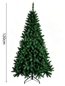 Artificial Christmas Tree, 1.2m /1.5m Green Simulation Spruce Tree With Foldable Metal Stand, Full Realistic Branches, Unlit Fake Xmas Tree For Home Living Room Indoor Christmas Holiday Party Decor,Reusable,Easy Assembly - Multicolor - View 12