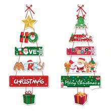 1pc/Pack New Christmas Party Decoration Hanging Christmas Tree Ornament Scene Decor Door Hanging Home Gathering Supplies - View 8