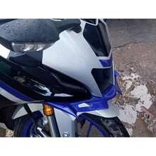 Paket Kombo Aerodinamika & Styling Sepeda Motor 2-in-1: Spoiler Aerodinamis Winglet Fairing Depan + Set Baut Plat Nomor M6/M8 CNC, Pelindung Dagu Sayap Angin & Kit Sekrup Dekoratif, Cocok Untuk R15 V4, PCX160, ADV160 - A - View 6