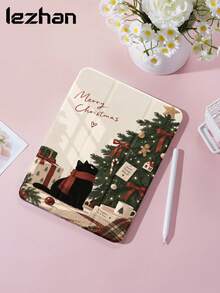 Lezhan, 1pc Beautiful Tablet Protective Case, Vintage Picture Book ...