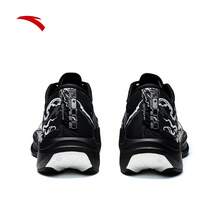 Anta Zone 2 Heart Rate 90 Men's Running Shoes, Autumn New Mesh Breathable Sports Shoes 112635579 - Basic Black/Papyrus White-6 - View 4