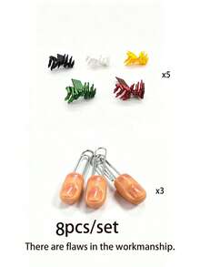 3pcs Set Fun Finger Shaped Bookmarks, Unique Cool Reading Accessories, Suitable For Book Lovers, Can Be Used As Gifts, Gothic Style Halloween Decoration, Christmas, Winter, Holiday Applicable - View 15