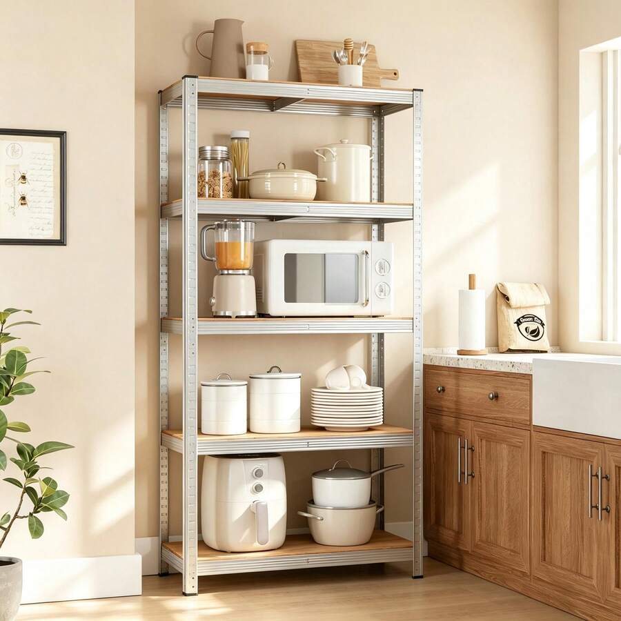SONGMICS Utility Shelves - Silver - View 1