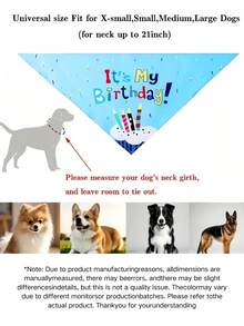 5pcs/3pcs Pet Dog Birthday Hat, Dog Birthday Decorations, Dog Birthday Headband, Dog Birthday Party Supplies, Birthday Dog Outfit For Small, Medium And Large Dogs And Cats, Dog Party Decorations - Multicolor - View 11