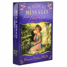 Magical Messages From The Fairies Oracle Cards Prophecy Tarot Deck With PDF Guidebook - White - View 2