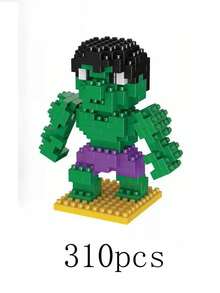 Disney The Avengers Spider-Man Building Blocks 310PCS Action Cartoon Character Superhero Hulks Groot Brick Model Building Block For Birthday Gifts - Multicolor - View 16