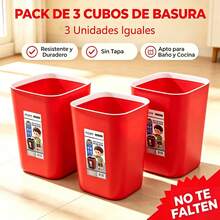 Trash Cans - Rojo - View 1
