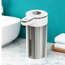 USB Rechargeable, Large Capacity, Long Battery Life]Automatic Sensor, Smart, Soap Dispenser, Bathroom, Kitchen, Toilet, Hand Soap Dispenser, Smart Touchless, No Installation - B - View 2
