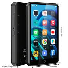 16GB Android MP3 Player, 4-Inch Touch Screen, Bluetooth And WiFi, Streaming Apps, FM, 512GB Expandable (No SD Card) - View 1