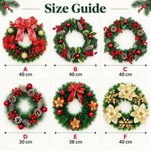 E-Commerce Christmas Christmas Wreath Decorations Window Sto - A - View 4