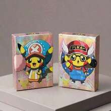 Funko 1 Box Pokémon Cards Rare VMAX, GX, EX, Collectible Cards, Shiny Cards, Universal Language, Pokémon Anime Peripheral Cards, Tabletop Game PVC Game Cards - Multi-color - View 3