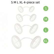Creative 4pcs Invisible Breathable Mask Stickers, 4 Sizes Available, Better Fit, Suitable For The Whole Family, Blocks Dust, Pollen, Lint, Regular Cleaning, Outdoor Travel, Daily Work, Lightweight And Portable, Soft And Comfortable - View 10