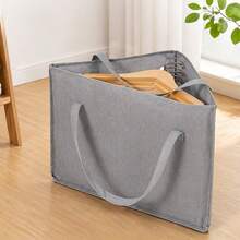 Versatile Hanger Organizer , Foldable Flat Design, Large Capacity To Store Clothes Hangers, Portable Household Storage Bag For Bedroom Closet, Laundry Room, Apartment Organization, Daily Use, Spring Summer Autumn Winter Home Tidying - Multicolor - View 13