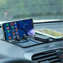 PAKRYS Multifunctional Car Anti-Slip Mat, Car Phone Holder, Non-Slip Adhesive Dashboard Phone Holder, Silicone Dashboard Car Mat - Multiple Styles - View 11