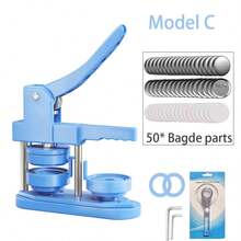 1pc 58mm Badge Making Punch Set, DIY Button Maker Machine, Portable Multi-Function Handmade Tool, Suitable For Fridge Magnets, Keychains, Brooches, Halloween Christmas DIY Crafts And Gifts, No Installation Required - Multicolor - View 11