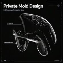 AOLION For Switch2 Pro Game Controller Crystal Protective Case NS2 PRO Game Controller Transparent Full-Cover Protective Case - View 4