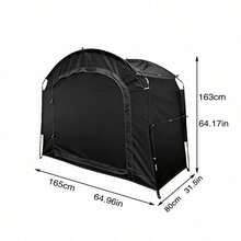 [Fits 2-3 Bicycles] Extra Large Outdoor Bicycle Storage Tent - UV Resistant, Fits 2-2 Bicycles, Portable, Foldable, Suitable For Garage/Garden Storage - Tent - View 3