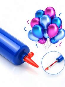 Portable Ball Pump Hand Air Pump With 5 Needles 2 Nozzle 1 Extension Hose Balloon Pump Hand Air Balls Pump Inflatable Kit Great For Basketball Football Volleyball Soccer Water Ball Rugby Balloon And Swimming Inflatable Toy Essentials Accessories - Multicolor - View 4