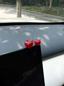 Mini 3D Cherry Car Ornament, Creative Car Decor Accessory - Cherry - View 6
