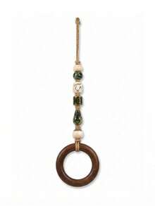 1pc Decorative Beaded Towel Hook, Bohemian Style Woven Beads, Bathroom Kitchen Decor Towel Ring, Rustic Beaded Hanging Rack, Home Bathroom Wall Art - Multiple Styles - View 11