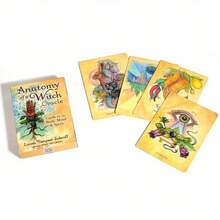 Anatomy Of A Witch Oracle Cards Tarot Cards Party Board Game Fate Card Fortune Telling Game, For Halloween - Apricot - View 5