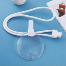 Kaca Pembesar 3-in-1 5X yang Dapat Diatur, Dapat Dikenakan di Leher, Diletakkan di Meja, atau Dipegang dengan Tangan dengan 3 Cara untuk Beralih Secara Bebas, Kaca Pembesar Diameter 5 Inci untuk Membaca dengan Kaca Pembesar Bebas Genggam dan Penyangga Leher, Cocok untuk Menjahit, Kerajinan Tangan, Membaca Koran, Pembesar Layar Ponsel, dan Lainnya - B - View 4