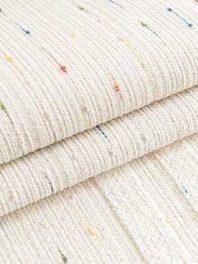 1PC Chenille Colorful Polka Dot Jacquard Sofa Cover, Cream Style Sofa Protective Seat Cushion, Pet Dirt-Resistant, Suitable For 1-4 Seater Sofa Decorative Slipcover, Machine Washable - Beige - View 11