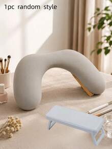 Foldable Manicure Hand Rest Pillow, Slanted Manicure Pad, Soft Hand Support Cushion, Portable Manicure Salon Tool Accessory, Suitable For Gel Nail Polish, Nail Extensions And Home Manicure - Multicolor - View 11