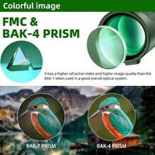 80x100 HD Monocular Telescope With Tripod & Phone Clip, Portable Binoculars For Long Range, Hunting And Camping - Multicolor - View 3