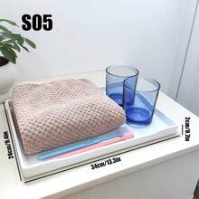 Rectangular Plastic Tray, Hotel Guest Room Water Cup Electric Kettle Tea Tray, Bathroom Toiletries Storage Tray - White - View 18