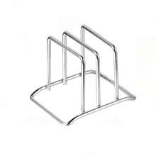 Minimalist Aluminum Alloy Countertop Storage Rack, Vertical Space-Saving And Ventilated, Cutting Board Organizer, Suitable For Kitchen Countertop Storage, Daily Cooking, Spring Summer Autumn Winter Home Use - Multicolor - View 13