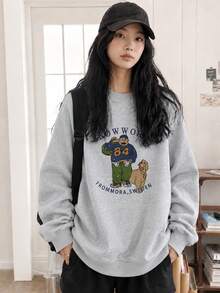 Women Sweatshirts - Dark Grey - View 1